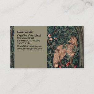 Carte De Visite William Morris Faune sauvage Fox