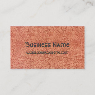 Carte De Visite William Morris Floral Damask