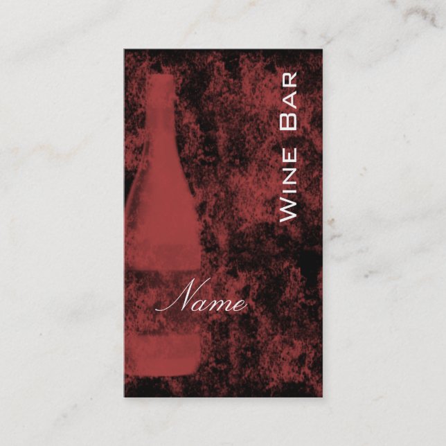 Carte de visite Wine Bar (Devant)