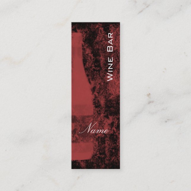 Carte de visite Wine Bar (Devant)