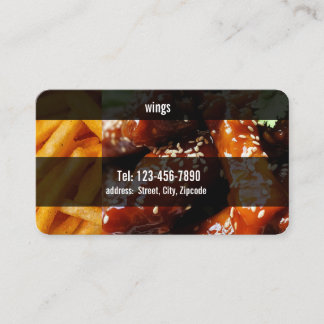 Carte De Visite wings 