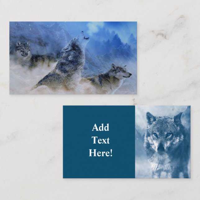 Carte de visite Wolf Spirits (Devant / Derrière)