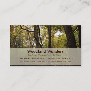 Carte de visite Woodland