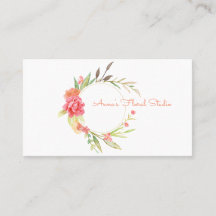 Wreath florale d'aquarelle