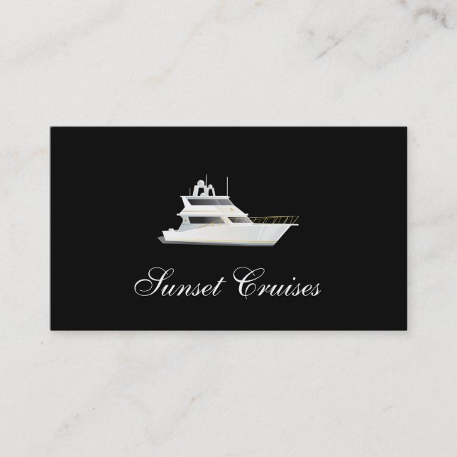 Carte De Visite Yacht (Devant)