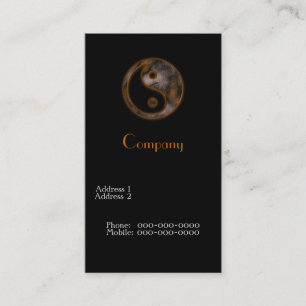Carte De Visite Yin Yang