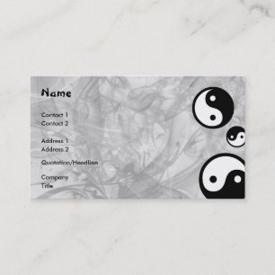 Carte De Visite Yin Yang