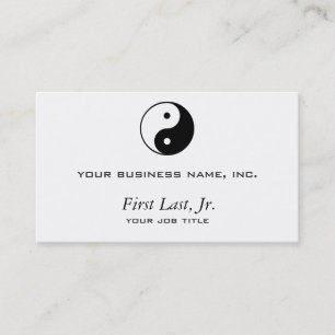 Carte De Visite Yin Yang