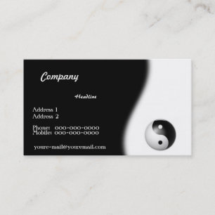 Carte de visite Yin-Yang