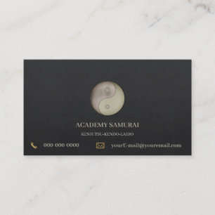 Carte de visite Yin Yang