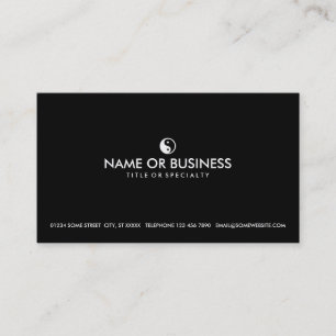 Carte De Visite yin yang