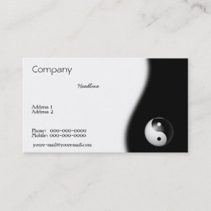 Carte de visite Yin-Yang