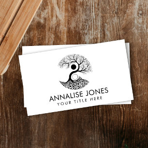 Carte De Visite Yin Yang Arbre de vie