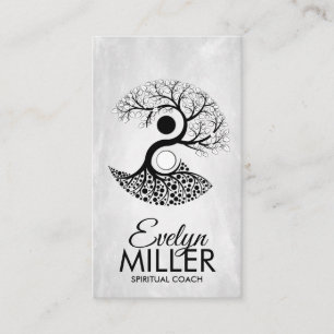 Carte De Visite Yin Yang Arbre de vie