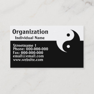 Carte De Visite Yinyang