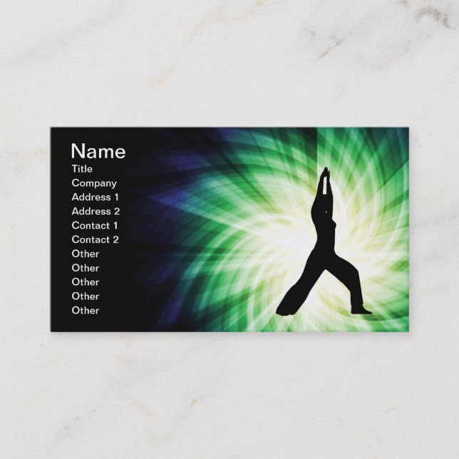 Carte De Visite Yoga (Devant)