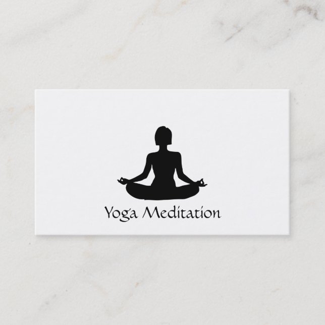 Carte De Visite Yoga (Devant)
