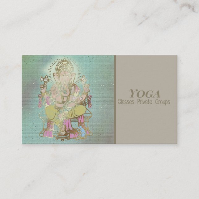 Carte De Visite YOGA - Business Card (Devant)
