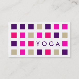 Carte De Visite YOGA (carrés de mod)