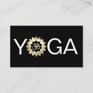 Carte De Visite *~* Yoga Lotus OM Mandala Enseignant Instructeur A