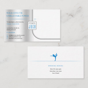 Carte De Visite Yoga Professeur professionnel