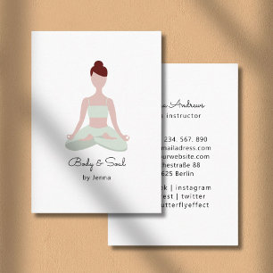 Carte de visite Yoga Visitenkarte