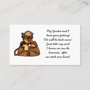 CARTE DE VISITE YORKIE POO