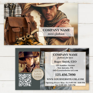 Carte De Visite Your Design Men's Fashion Retail