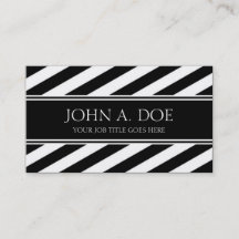 YourJobTitle! Barres diagonales de ruban B/W