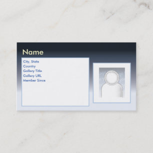 Carte De Visite Zazzle foncé - affaires