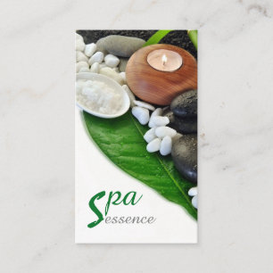 Carte De Visite Zen Spa Wellness Massage Aromathérapie