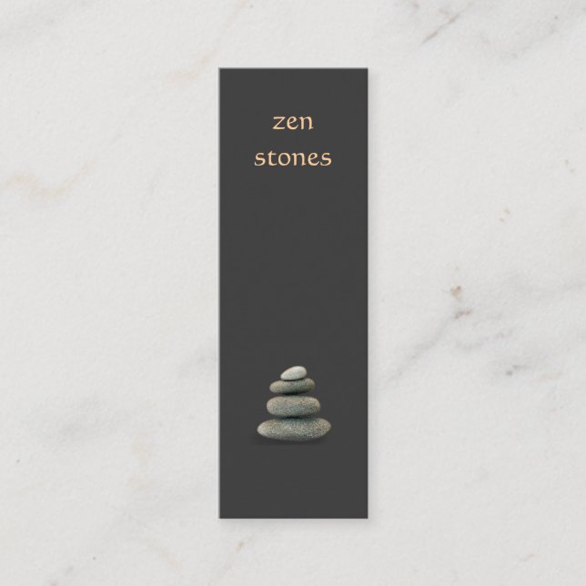 Carte de visite Zen Stones (Devant)