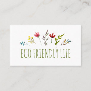 Carte De Visite Zéro déchets écologiques