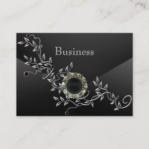 Carte de visite Zizzago Black Silk Diamond Jewel