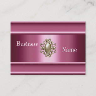 Carte de visite Zizzago Soie Perle Rose Bijou