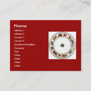 Carte De Visite Zodiaque