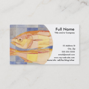 Carte De Visite Zodiaque de Poissons