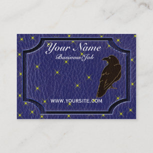 Carte De Visite Zodiaque simili cuir Raven de Natif américain