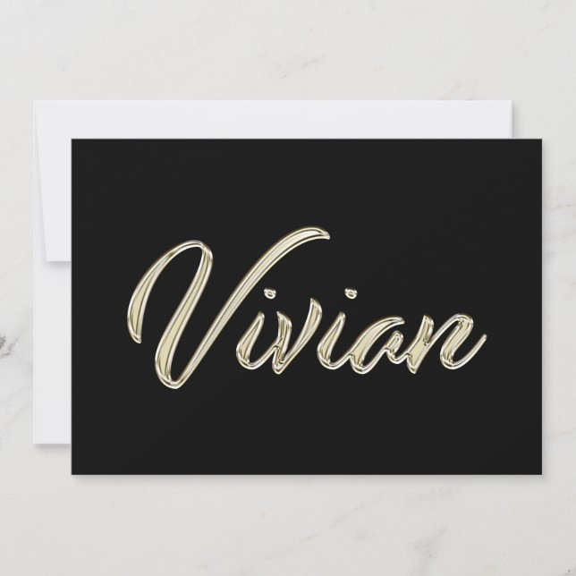 Carte de Vivian white gold (Devant)