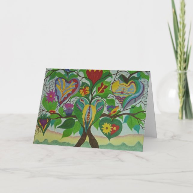 CARTE DE VOEUX, (Devant)