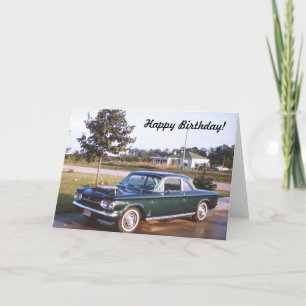 Carte de voeux 1963 de Chevy Spyder