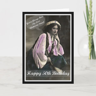 Carte de voeux 50e anniversaire de Diva