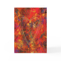 Carte de voeux abstraite d'amour