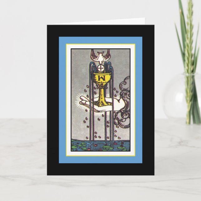 Carte de voeux Ace of Cups (Devant)