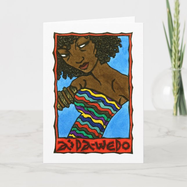 Carte de voeux Aida-Wedo (Devant)