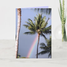 Carte de voeux "Aloha from Hawaii"