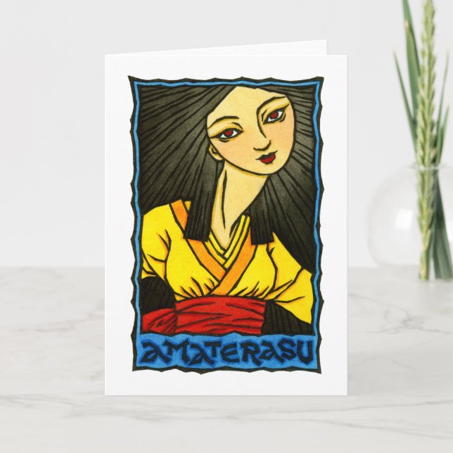Carte de voeux Amaterasu (Devant)