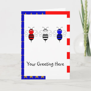 Carte de voeux American Bumble Bees
