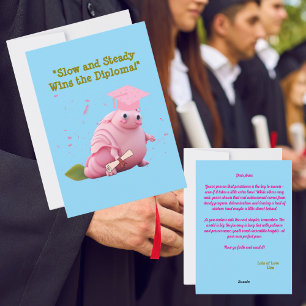 Carte de voeux amusante pour la graduation de l'es