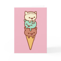 Carte de voeux amusante pour les chats - CONE DE C